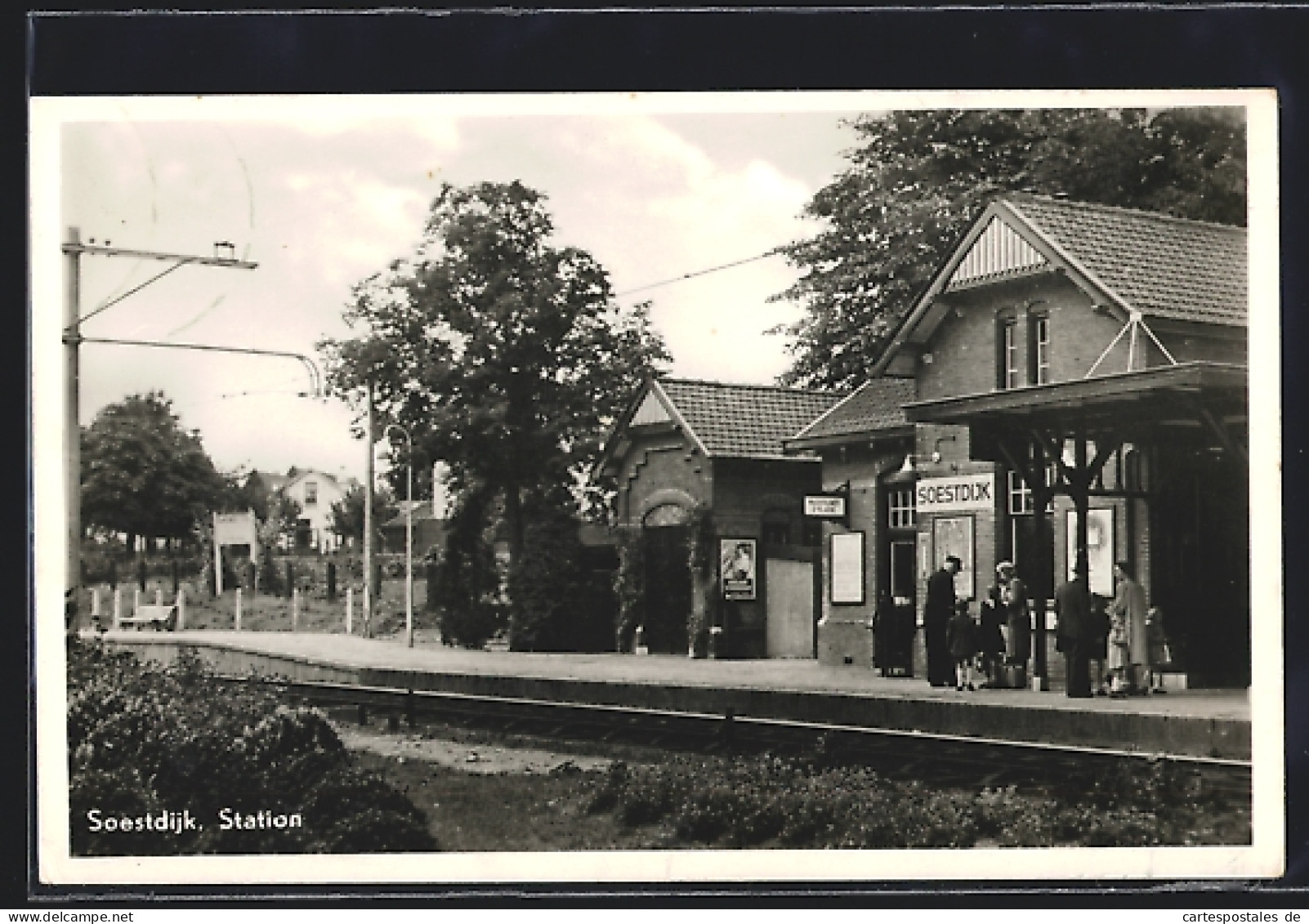 AK Soestdijk, Station-Bahnhof  - Soestdijk