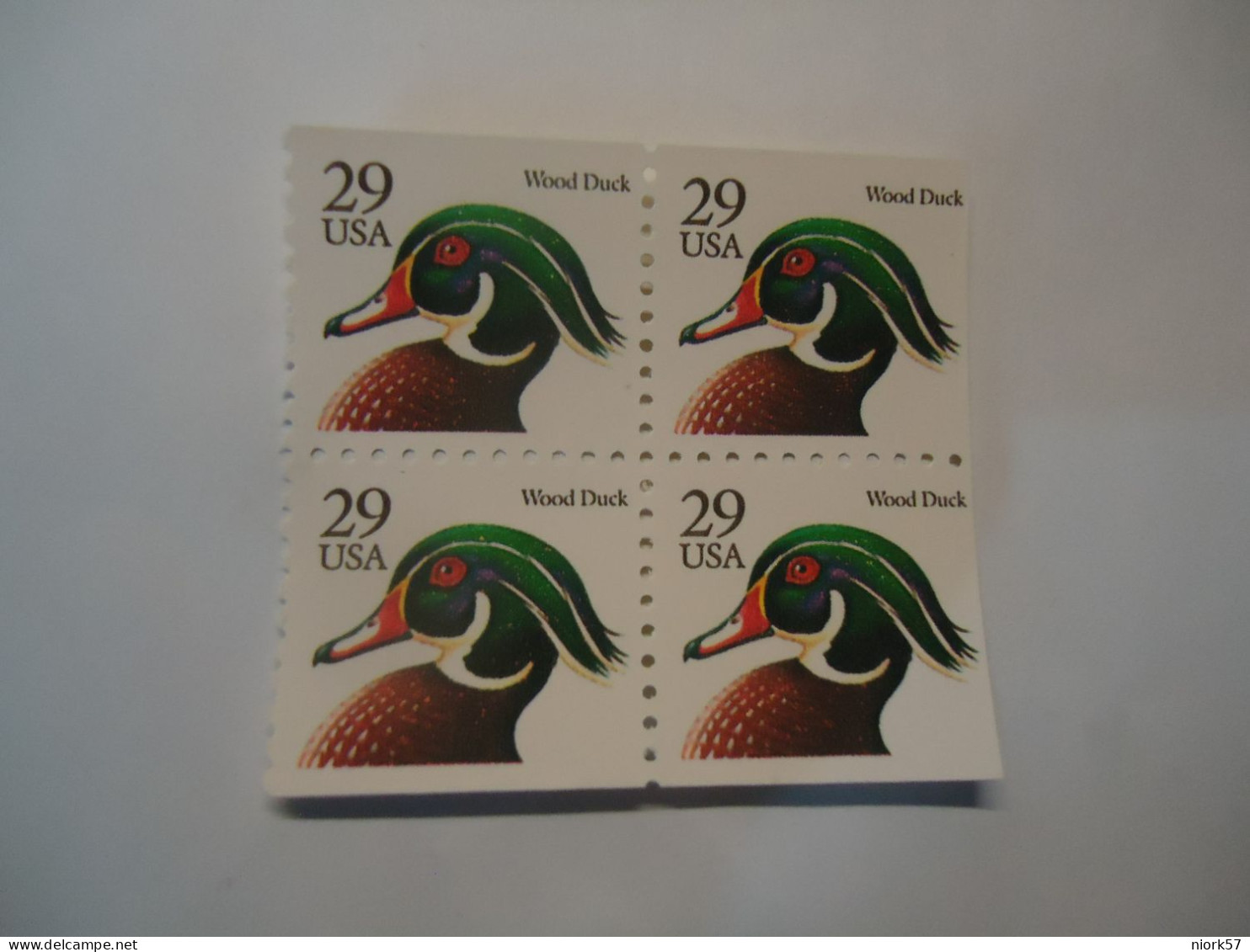 UNITED STATES  MNH BLOCK OF 4 STAMPS BIRD BIRDS  DUCKS - Canards