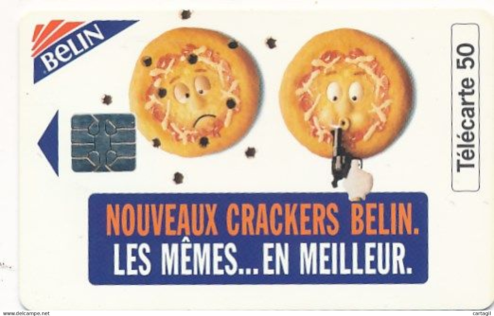 Télécarte France (12/94) Nouveaux Crackers Belin (motif, état, Unités, Etc Voir Scan) + Port - Unclassified