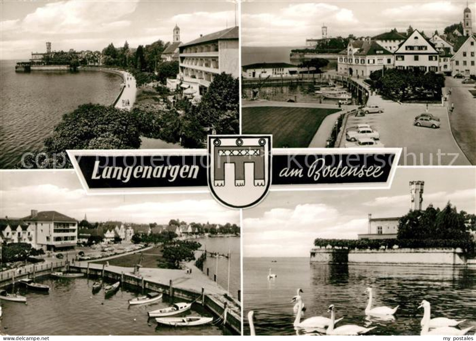 73095284 Langenargen Bodensee Schloss Hafen  Langenargen Bodensee - Langenargen