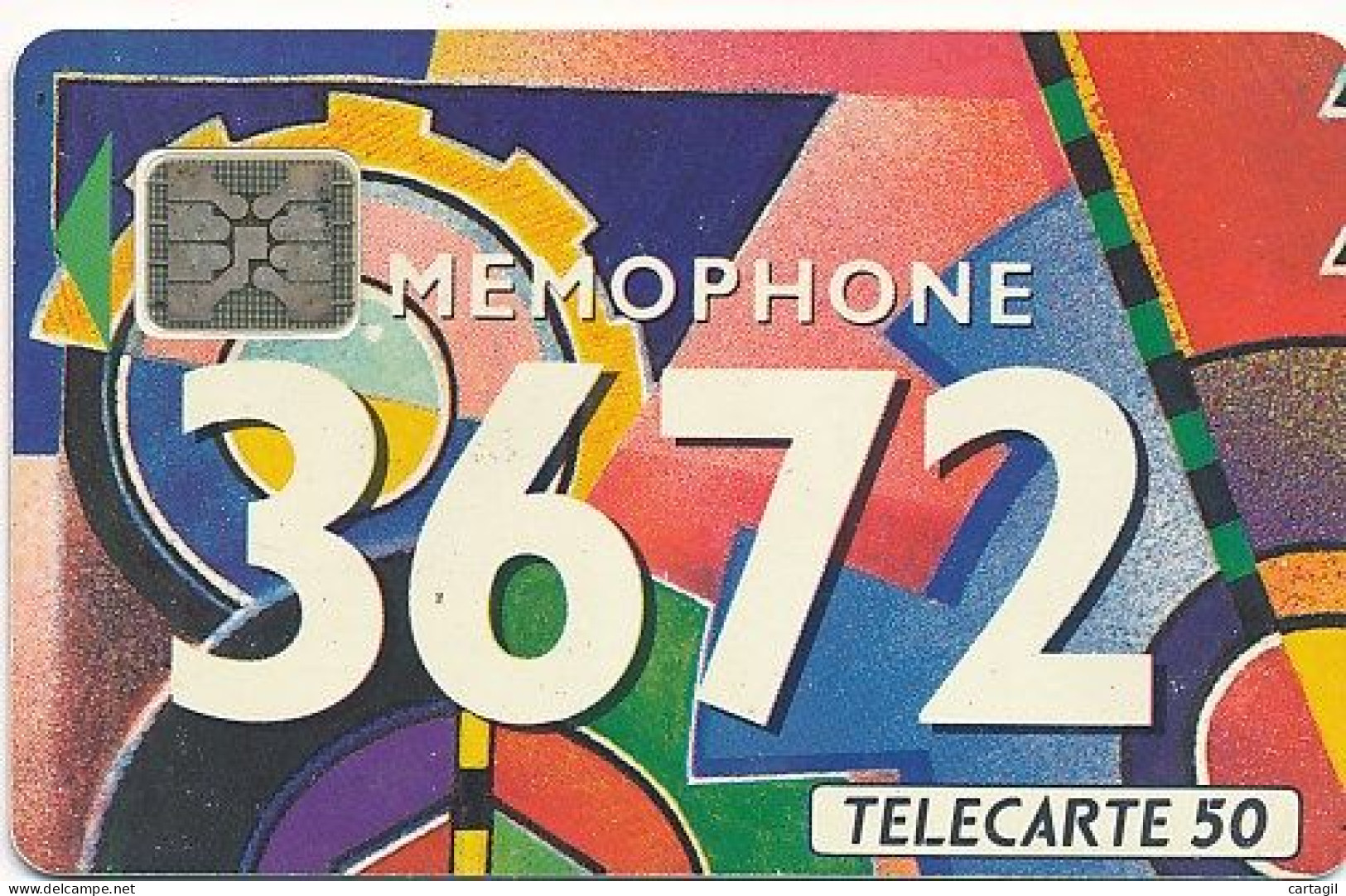 Télécarte France (01/93) -3672 Mémophone (motif, état, Unités, Etc Voir Scan) + Port - Zonder Classificatie