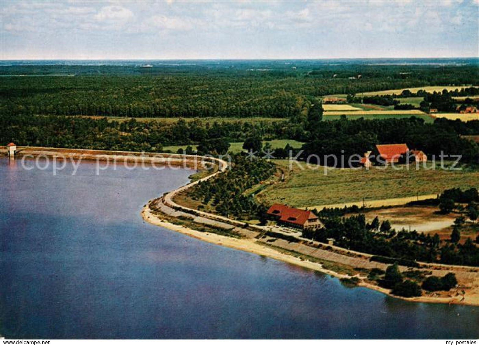 73094066 Thuelsfelder Talsperre Fliegeraufnahme Hotel Seeblick Ambuehren - Cloppenburg