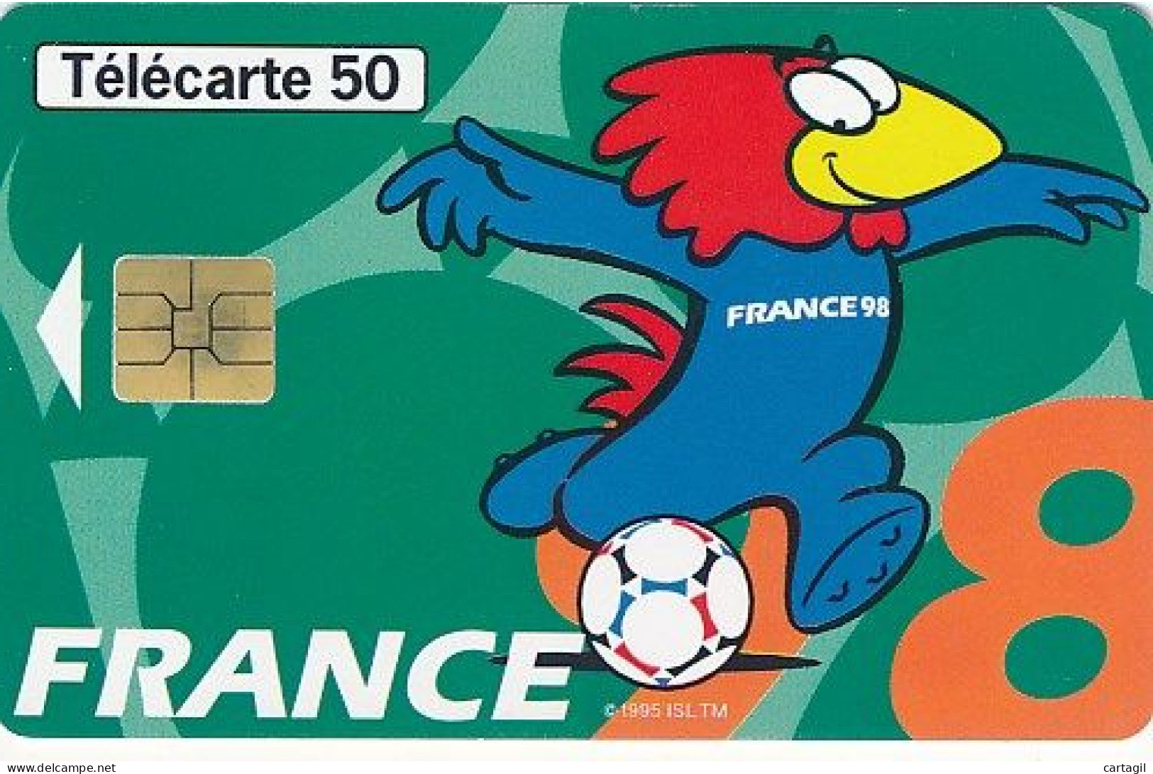 Télécarte France ( 03/98)-Footix-Le Dribble (motif, état, Unités, Etc Voir Scan) + Port - Non Classificati