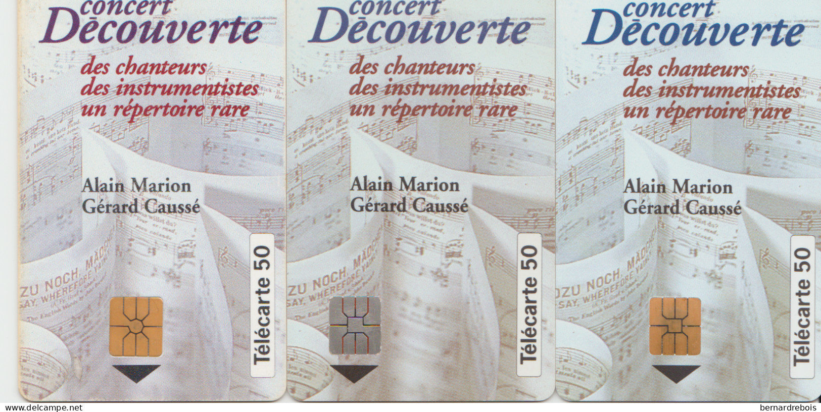 TC05 - 3 TC CONCERT DECOUVERTE, Puces Differentes Pour 1 Euro - Marokko