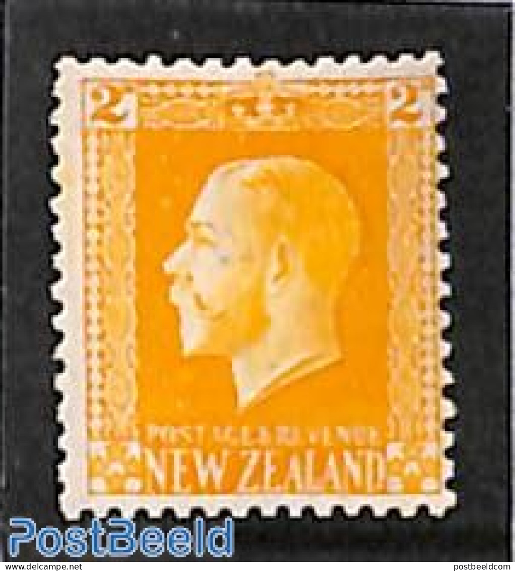 New Zealand 1916 2d, Perf. 14:13.5, Stamp Out Of Set, Unused (hinged) - Ongebruikt