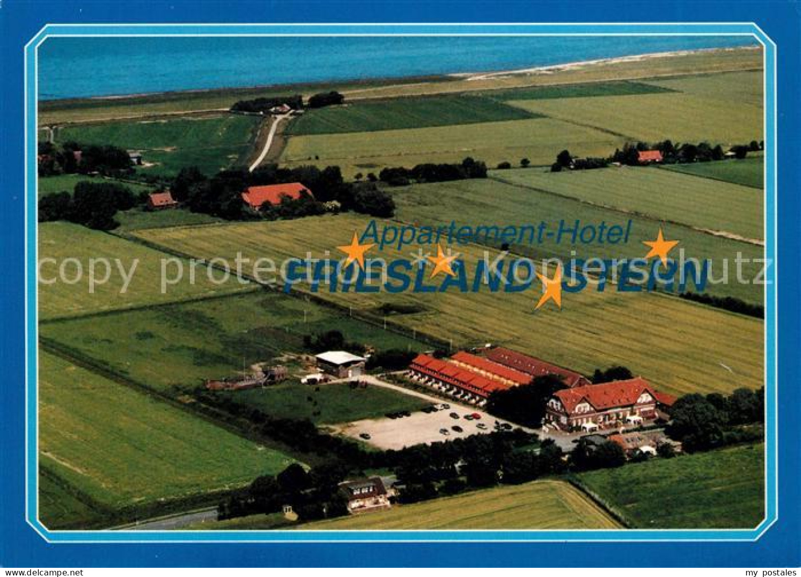 73093069 Wangerland Fliegeraufnahme Friesland Stern Hotel Wangerland - Wangerland