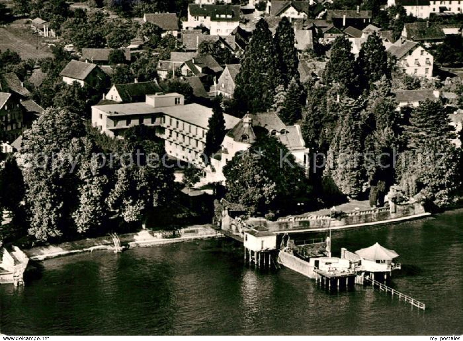 73092990 Wasserburg Bodensee Fliegeraufnahme Sanatorium Wasserburg - Wasserburg A. Bodensee