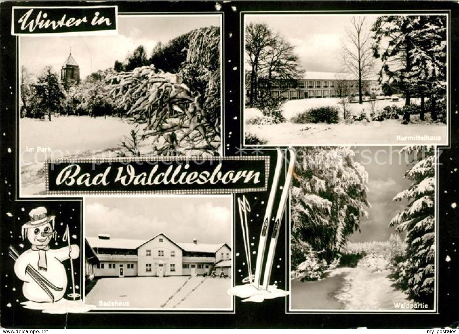 73092939 Bad Waldliesborn Kurmittelhaus Badehaus Park Bad Waldliesborn - Lippstadt