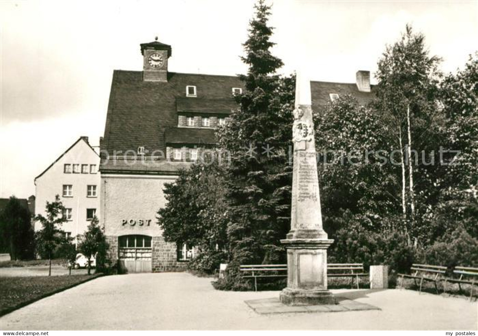 73092915 Johanngeorgenstadt Postmeilensaeule Johanngeorgenstadt - Johanngeorgenstadt