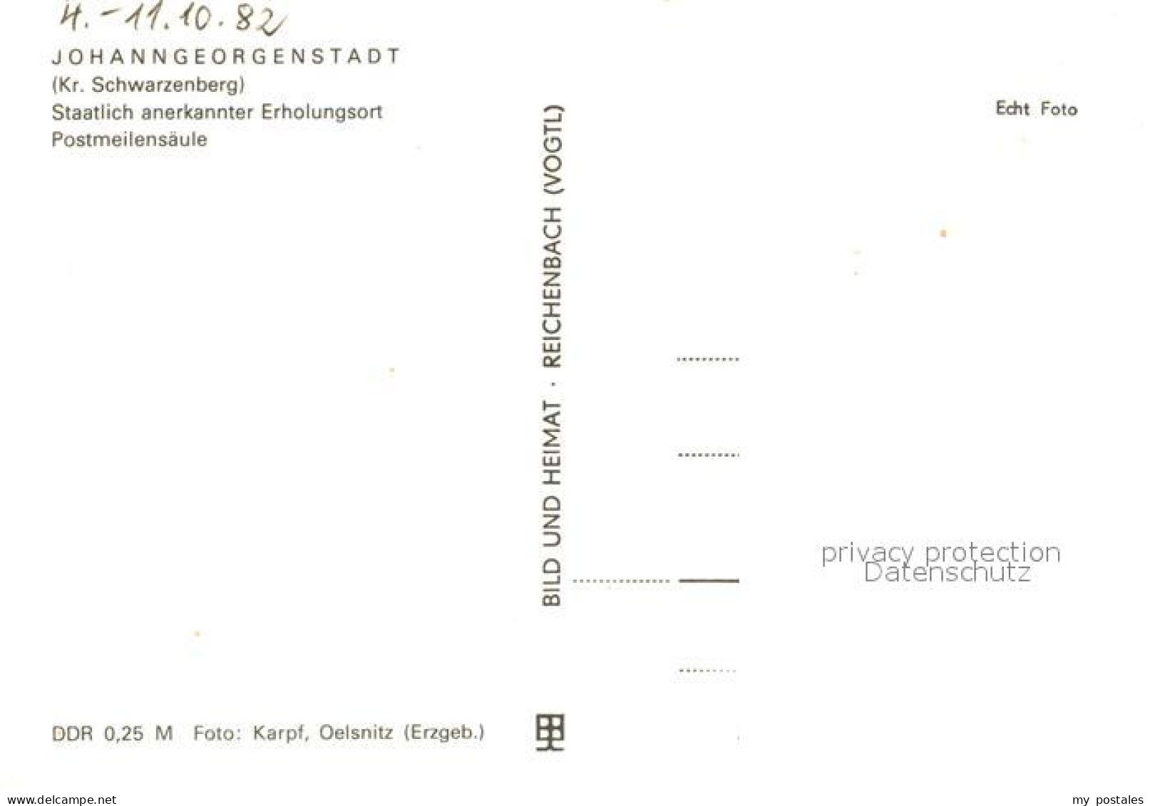 73092915 Johanngeorgenstadt Postmeilensaeule Johanngeorgenstadt - Johanngeorgenstadt