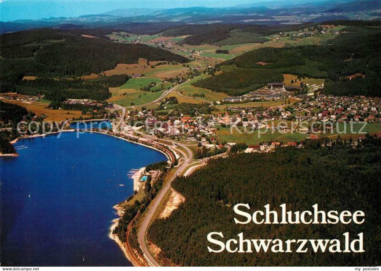 73092878 Schluchsee Fliegeraufnahme  Aeule - Schluchsee