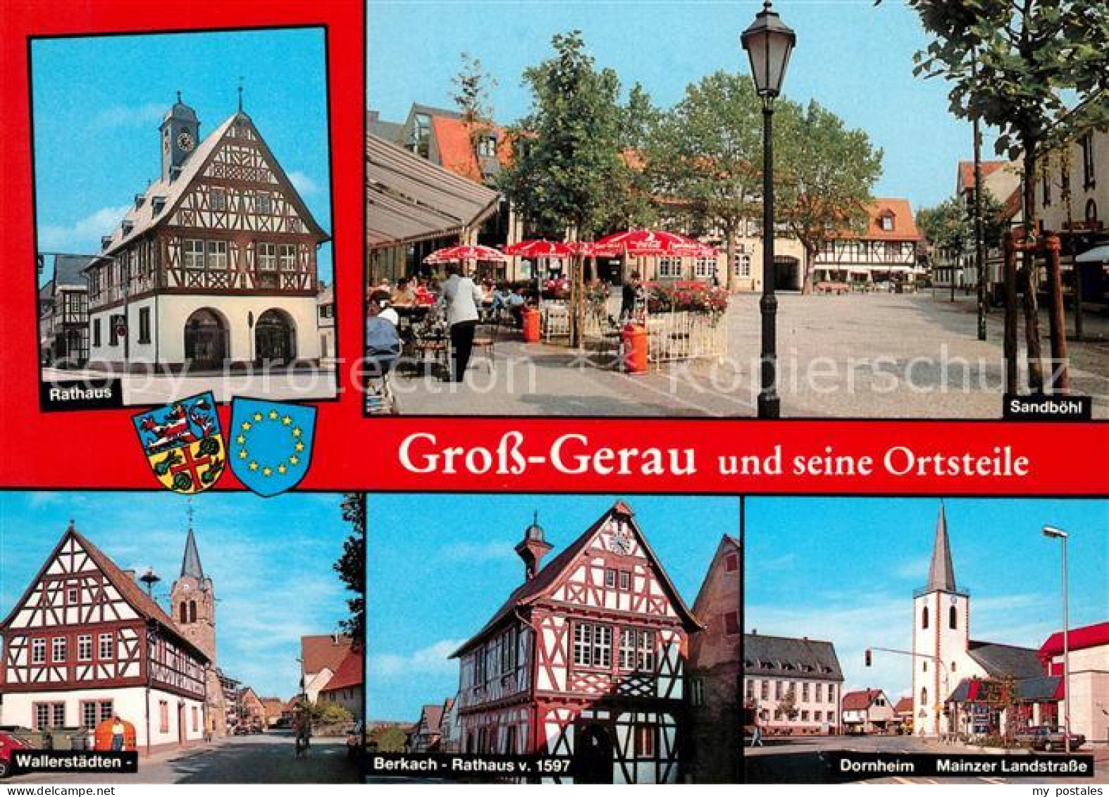 73091835 Gross-Gerau Rathaus Sandboehl Wallerstaedten Berkach Rathaus 1597 Dornh - Gross-Gerau