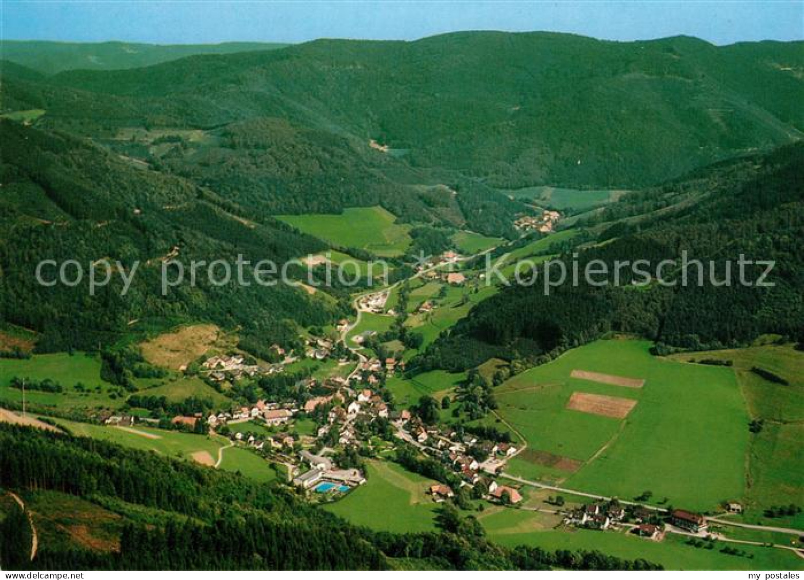 73091717 Oberprechtal Fliegeraufnahme Oberprechtal - Elzach