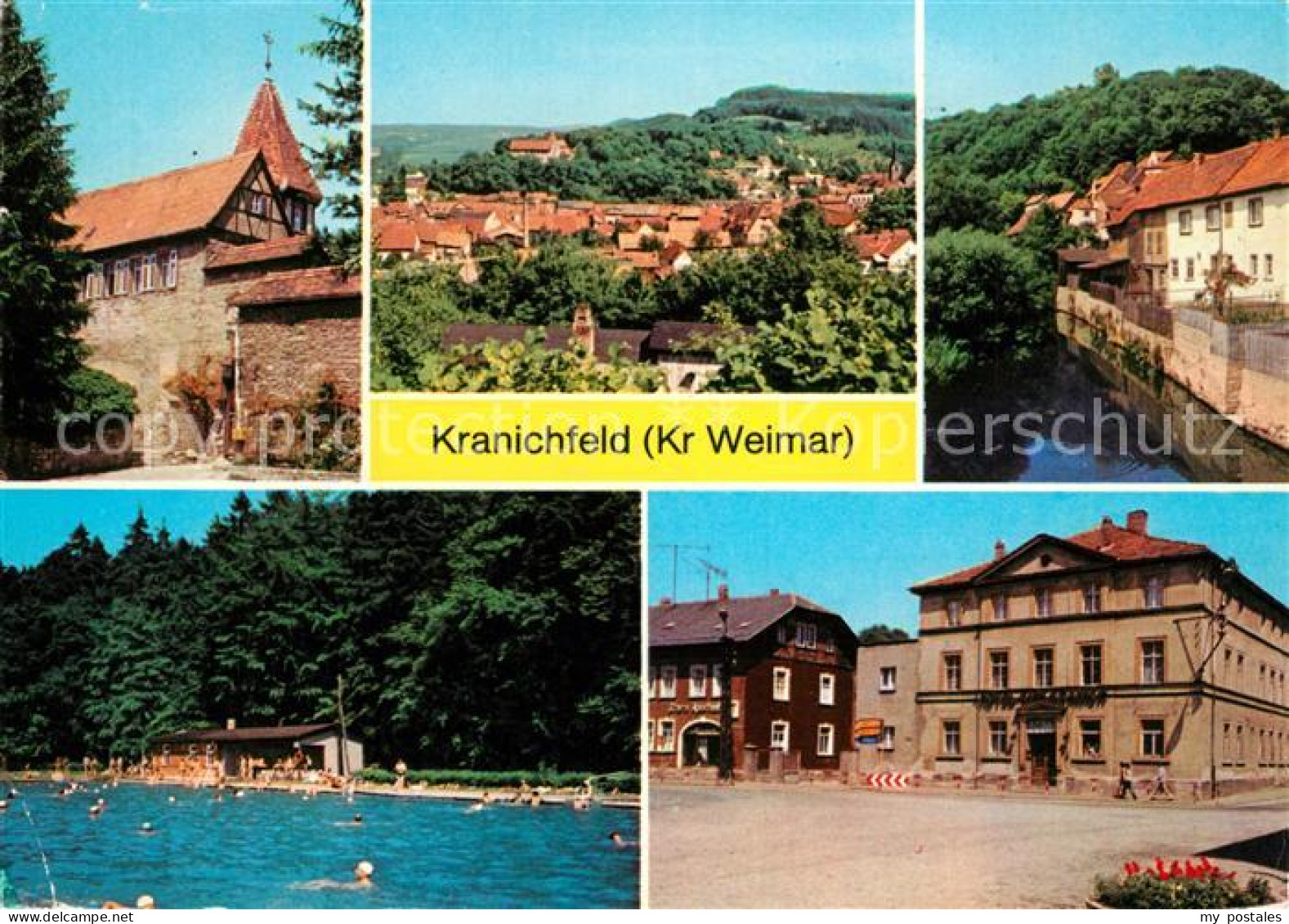 73090686 Kranichfeld Niederburg Oberschloss Bad Markt Kranichfeld - Kranichfeld