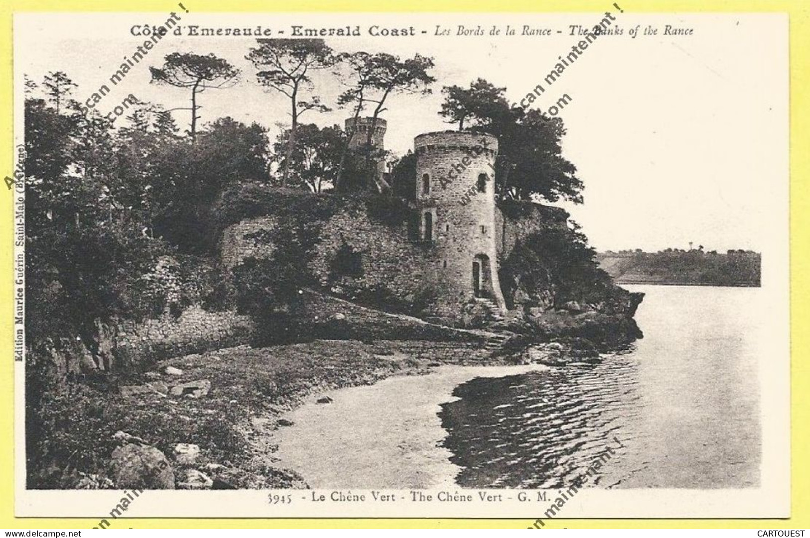 CPA 22 Les Bords De La Rance - Emerald Coast - Le Chêne Vert - Plouër-sur-Rance