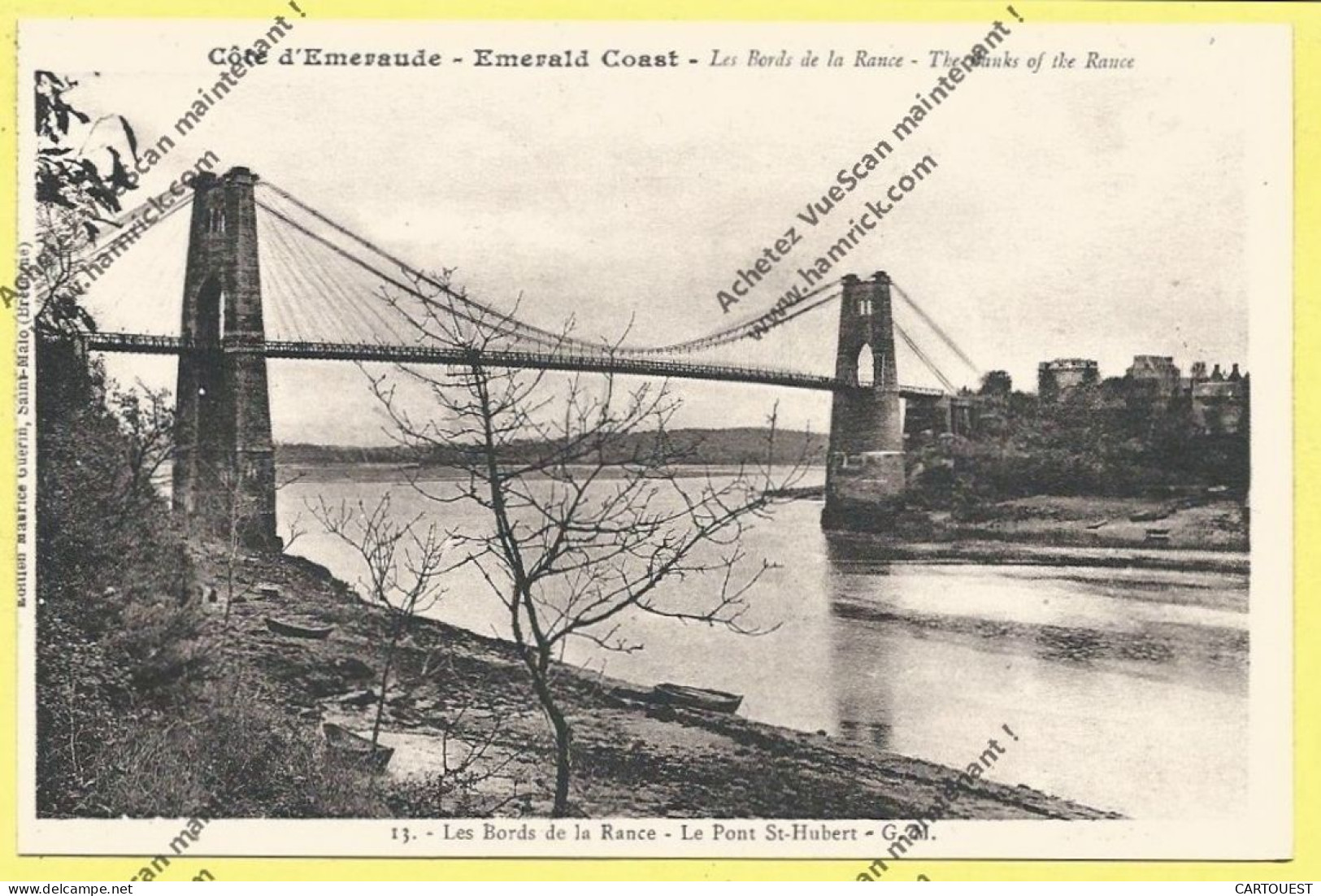 CPA 22 Les Bords De La Rance - Emerald Coast - Le Pont St Hubert - Plouër-sur-Rance