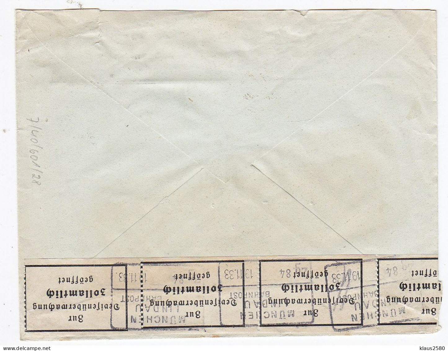 Sudetenland Brief Der Fa.Ludwig Moser Maierhöfen Nach Burgdorf/Schweiz Zoll - Région Des Sudètes