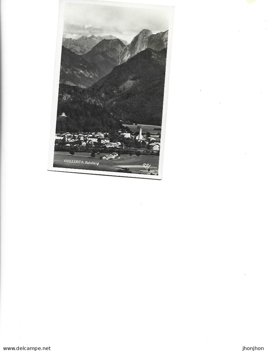 Osterreich - Postcard Unused -   Golling B.Salzburg -   In The Background Dachstein, 2996 M - Golling