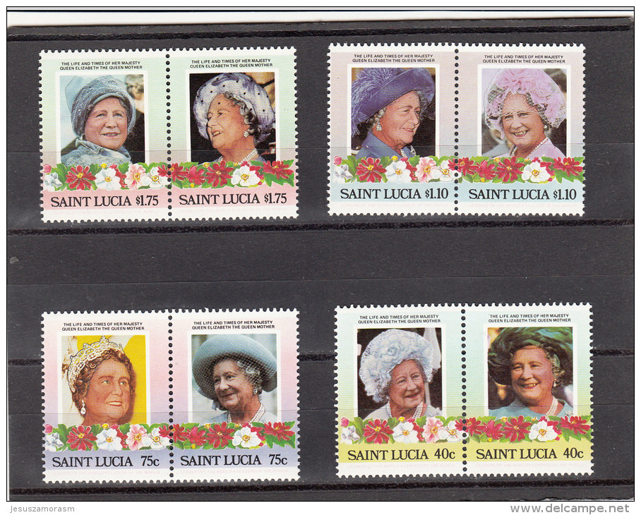 Santa Lucia Nº 771 Al 778 - St.Lucia (1979-...)