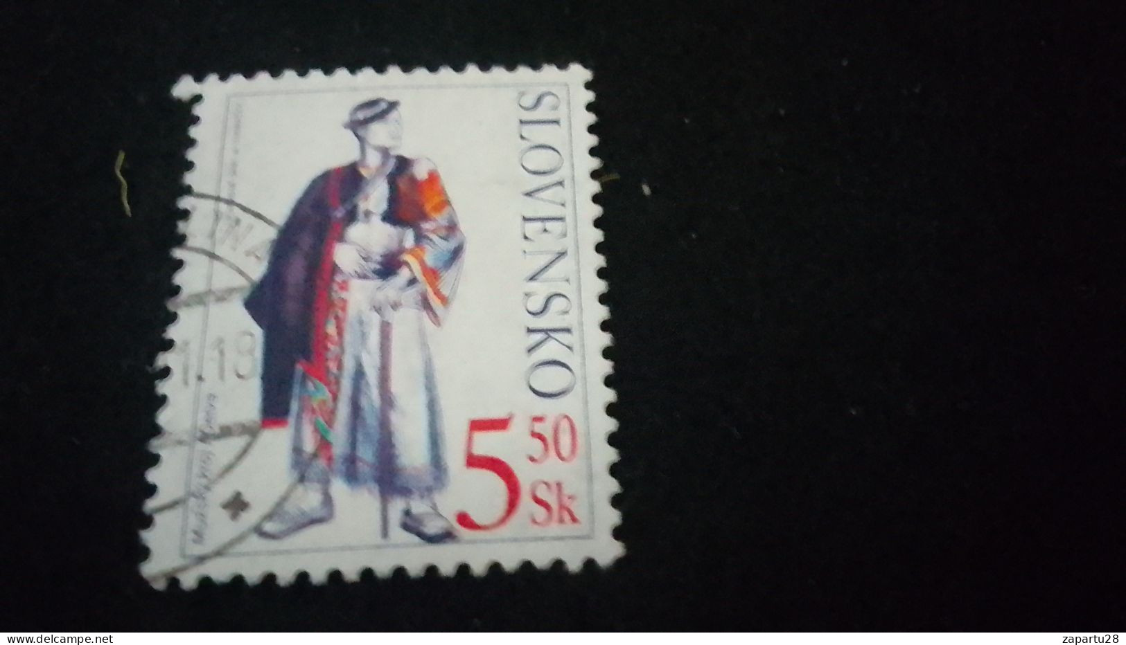 SLOVAKYA-    1993-99-      5.50    Sk      DAMGALI - Gebruikt