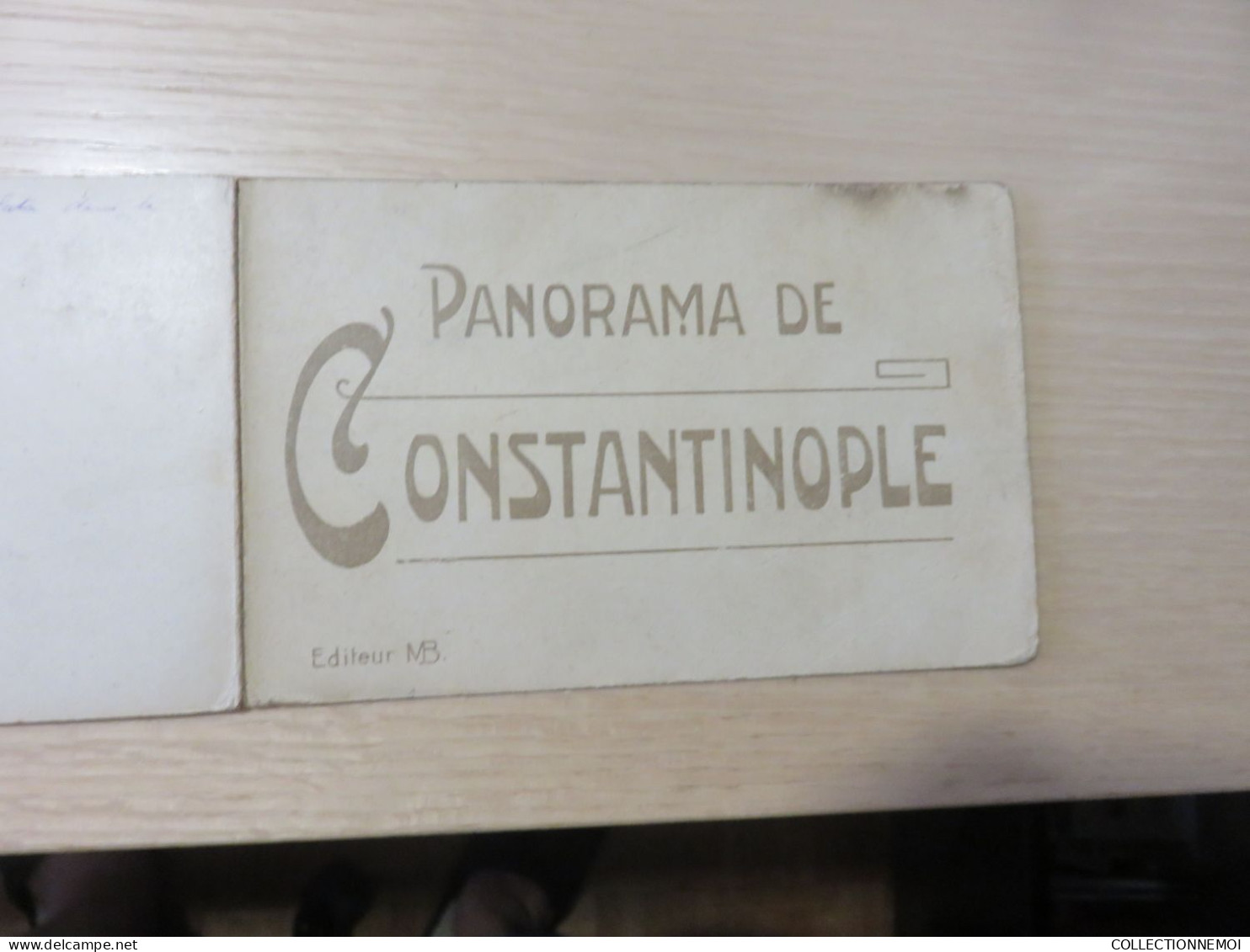 PANORAMA DE CONSTANTINOPLE  En 4 Cartes ,, - Turkije