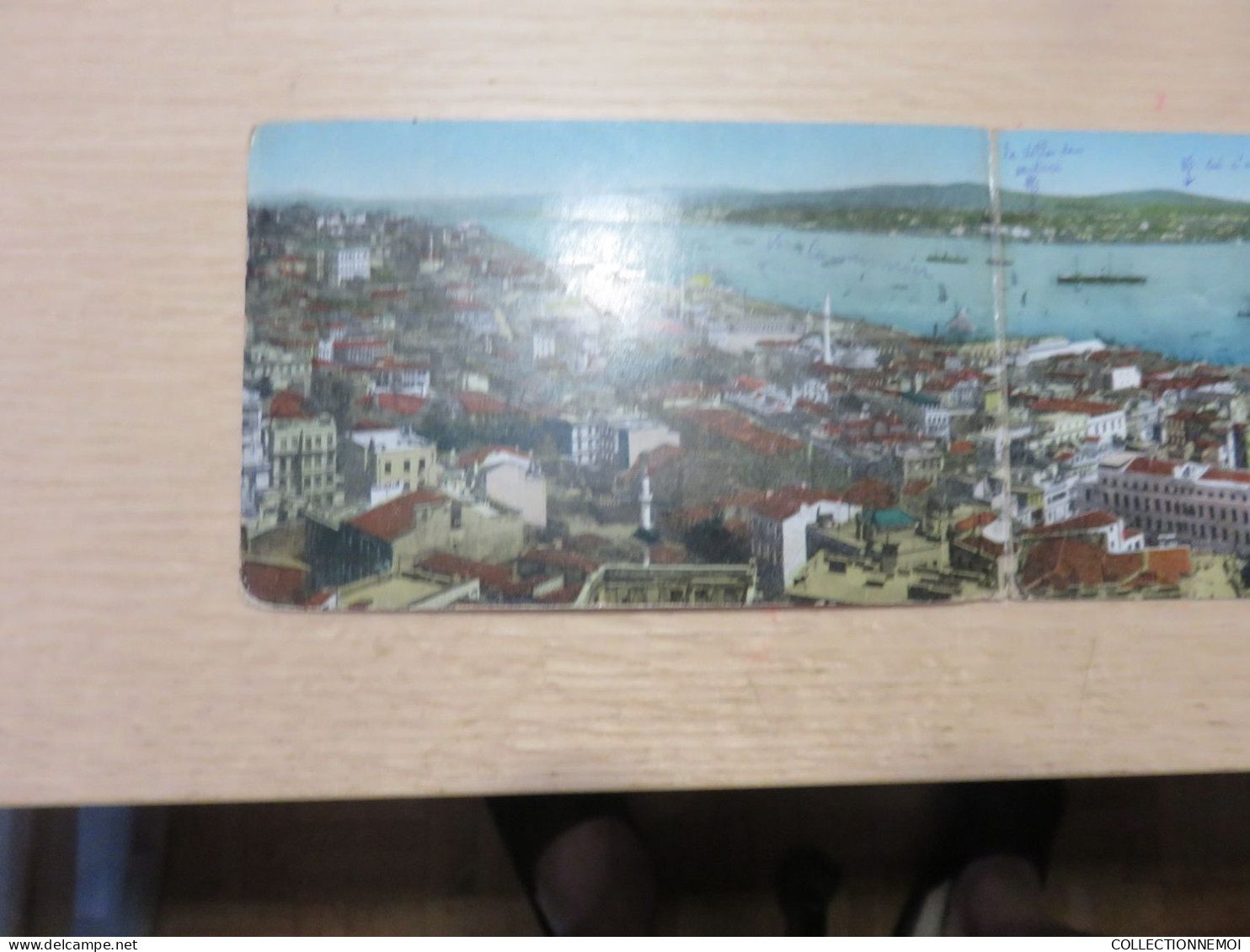 PANORAMA DE CONSTANTINOPLE  En 4 Cartes ,, - Turkije