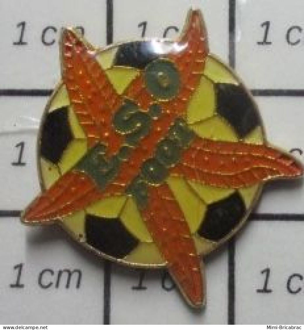 713J Pin's Pins / Beau Et Rare : SPORTS / ETOILE DE MER CLUB DE FOOT E.S.O. - Football