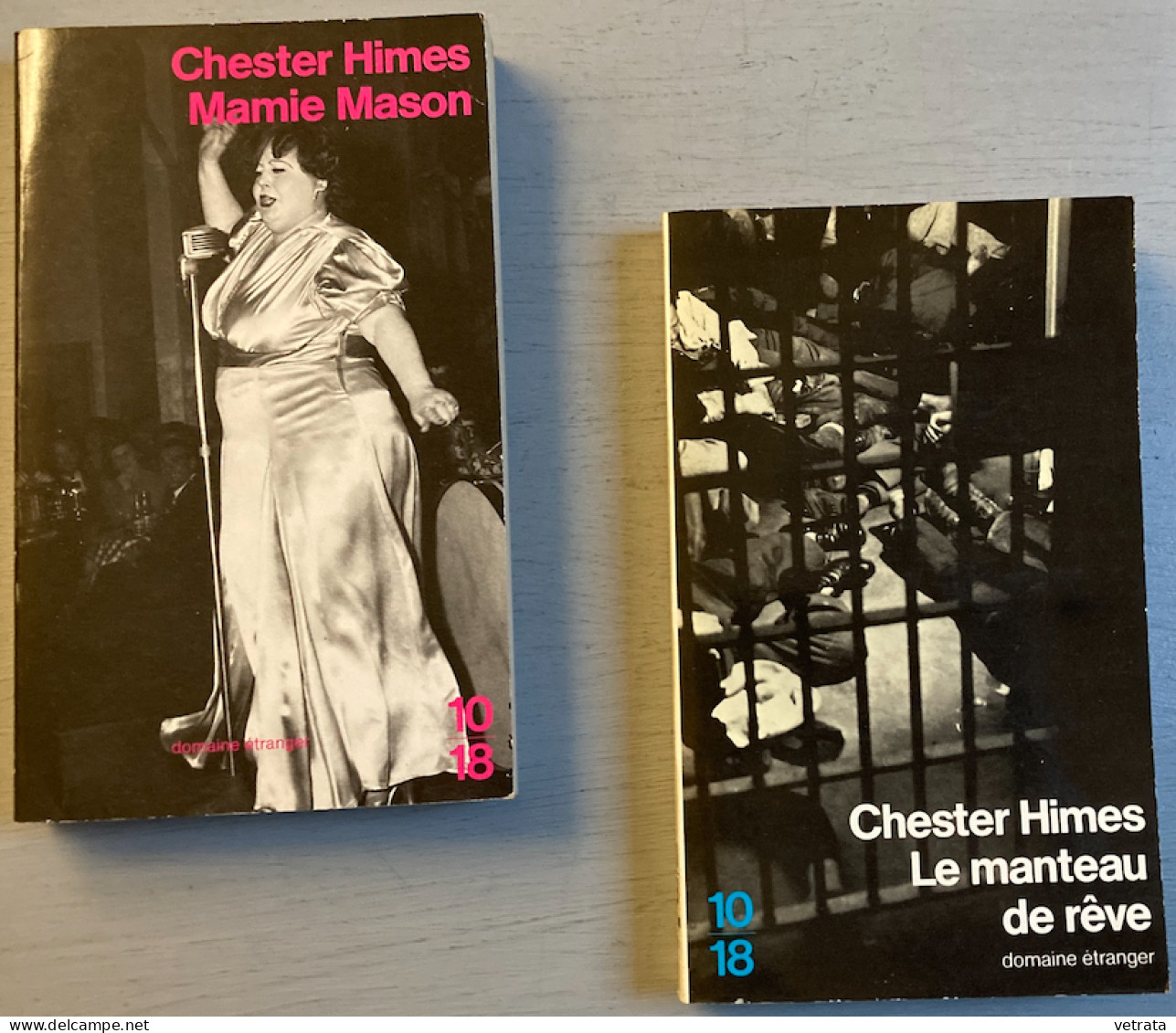 8 Livres De Chester Himes Collection De Poche (Série Noire-Carré Noir-Folio-10/18-Points Seuil)  = La Reine Des Pommes-D - Loten Van Boeken