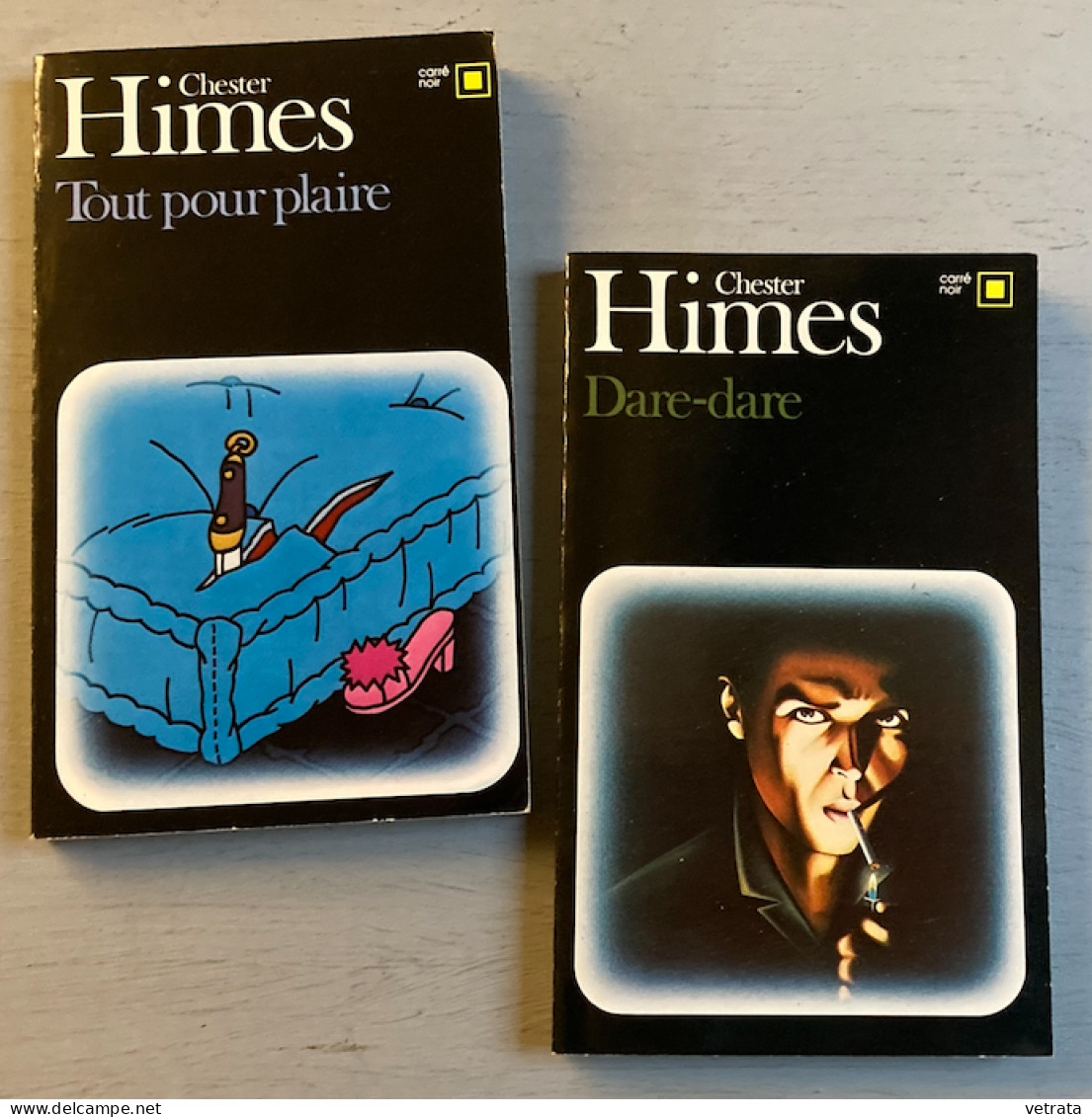 8 Livres De Chester Himes Collection De Poche (Série Noire-Carré Noir-Folio-10/18-Points Seuil)  = La Reine Des Pommes-D - Lots De Plusieurs Livres