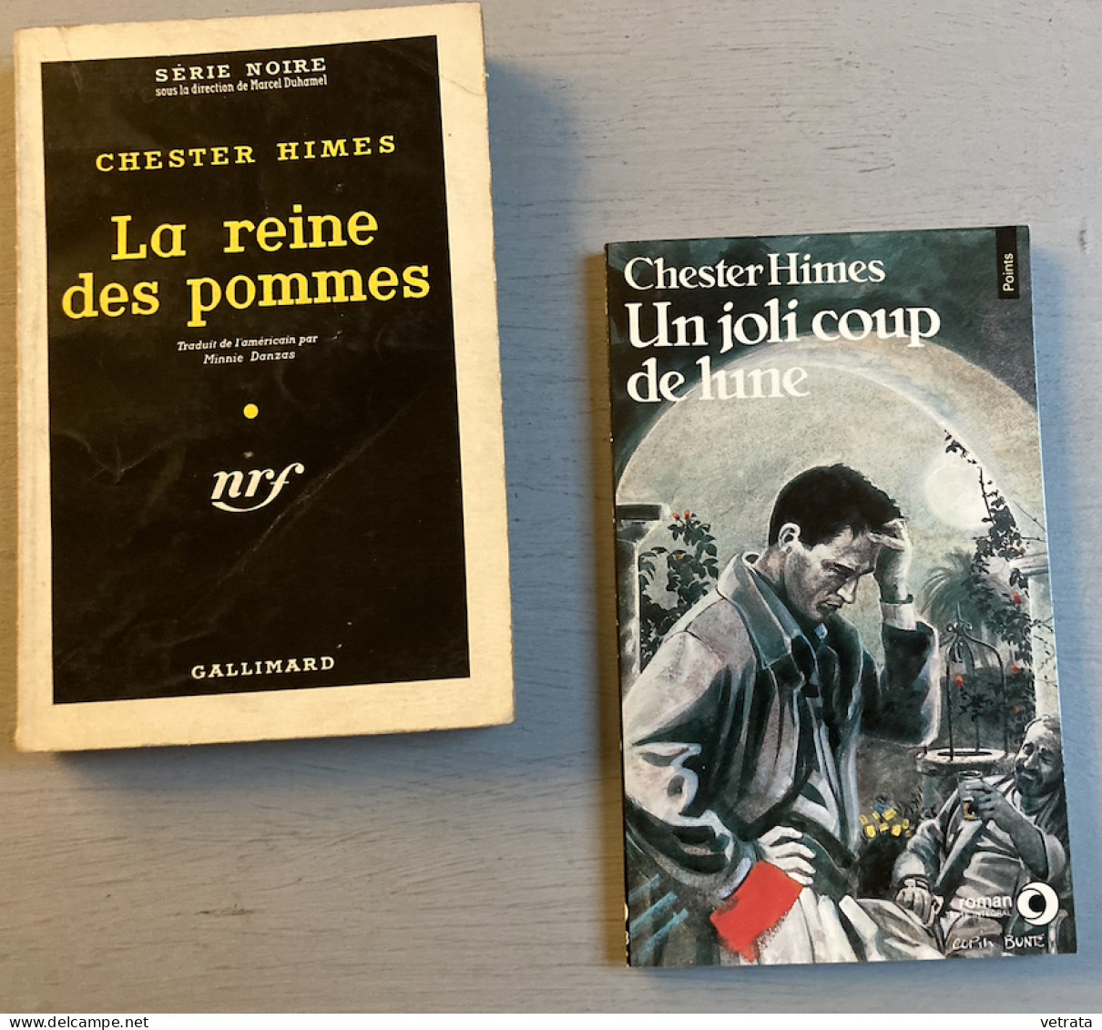 8 Livres De Chester Himes Collection De Poche (Série Noire-Carré Noir-Folio-10/18-Points Seuil)  = La Reine Des Pommes-D - Lots De Plusieurs Livres