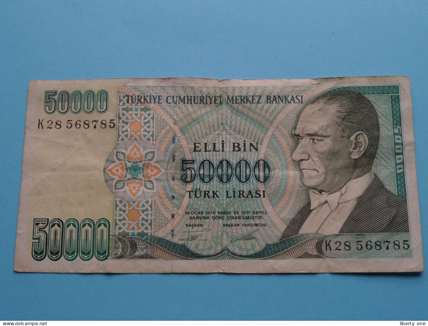 20000 & 50000 Türk Lirasi > 14 Ocak 1970 ( For Grade, Voir SCANS ) Circulated ! - Turkey