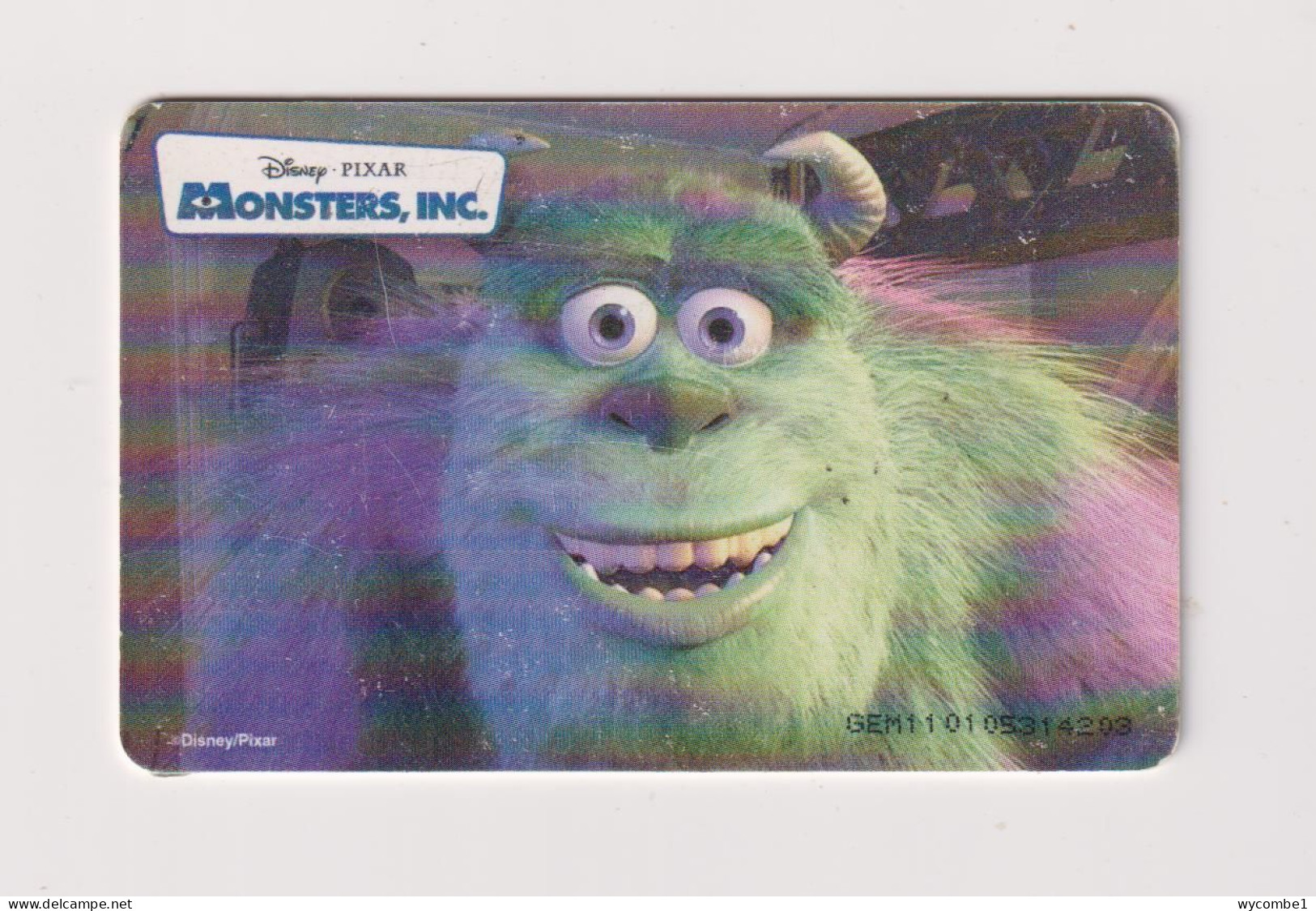 VENEZUELA  -  Disney Monsters Inc Chip Phonecard - Venezuela