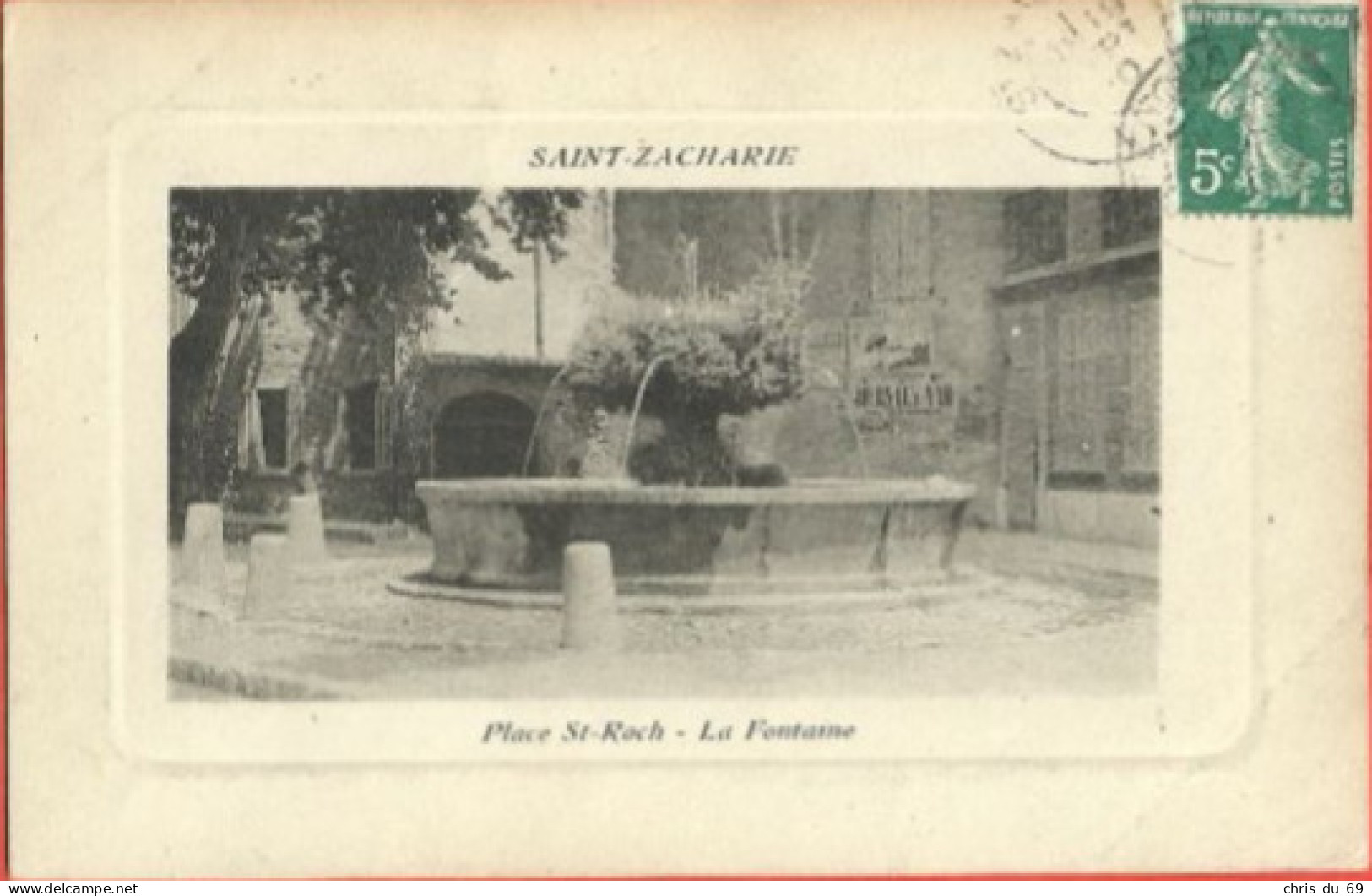 Saint Zacharie Place Saint Roch La Fontaine - Saint-Zacharie