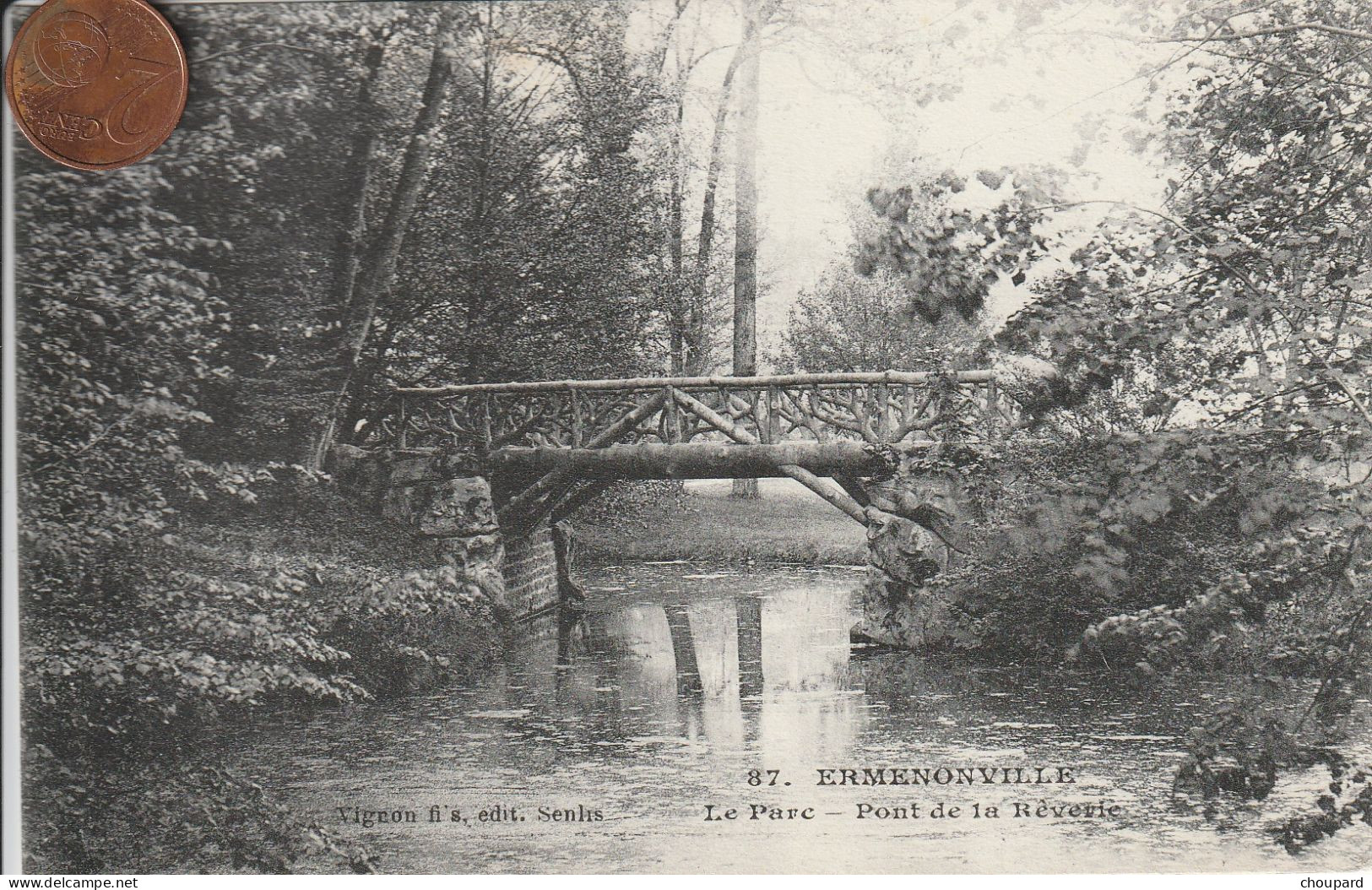 60 - Carte Postale Ancienne De   ERMENONVILLE   Le Parc - Ermenonville