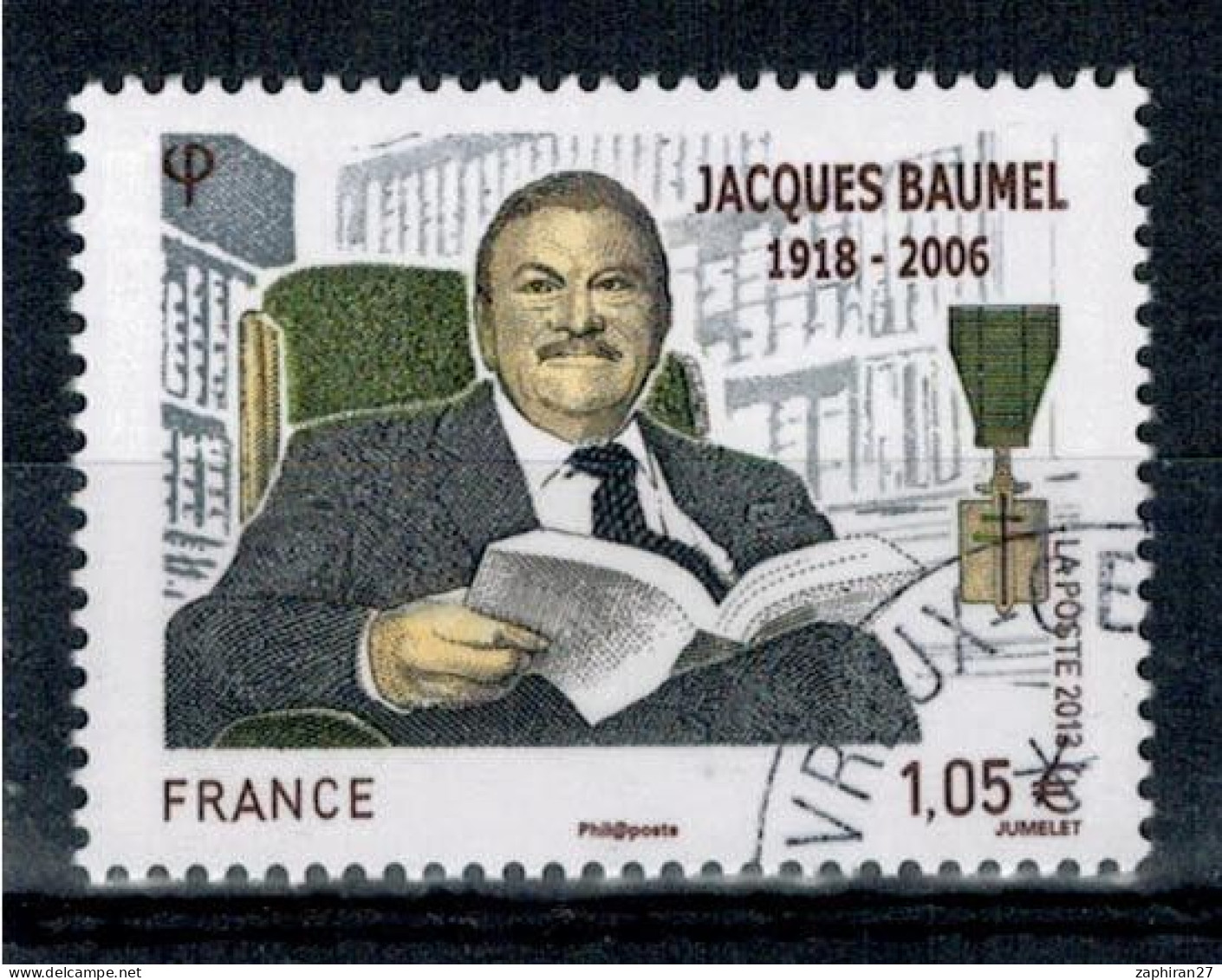 2013 N 4754 JACQUESS BAUMEL OBLITERE CACHET ROND  #234# - Usati