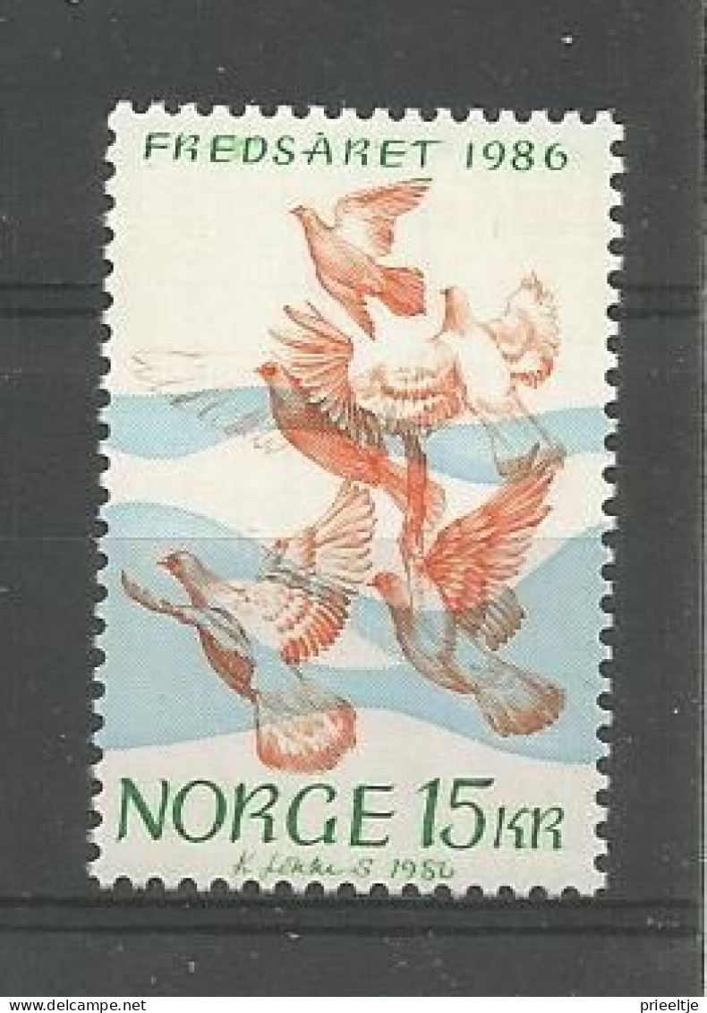 Norway 1986 Int. Year Of Peace Y.T. 914 ** - Ongebruikt