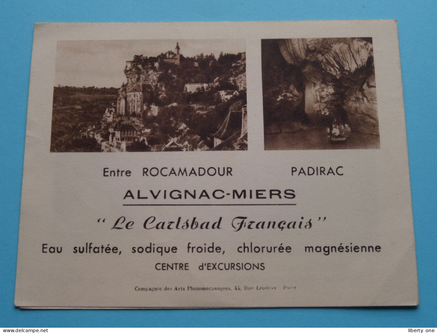 Hotel DU CHATEAU > ALVIGNAC (Lot) (F) Prop. Carbois-darnis ( Zie / Voir Scans ) ! - Visiting Cards