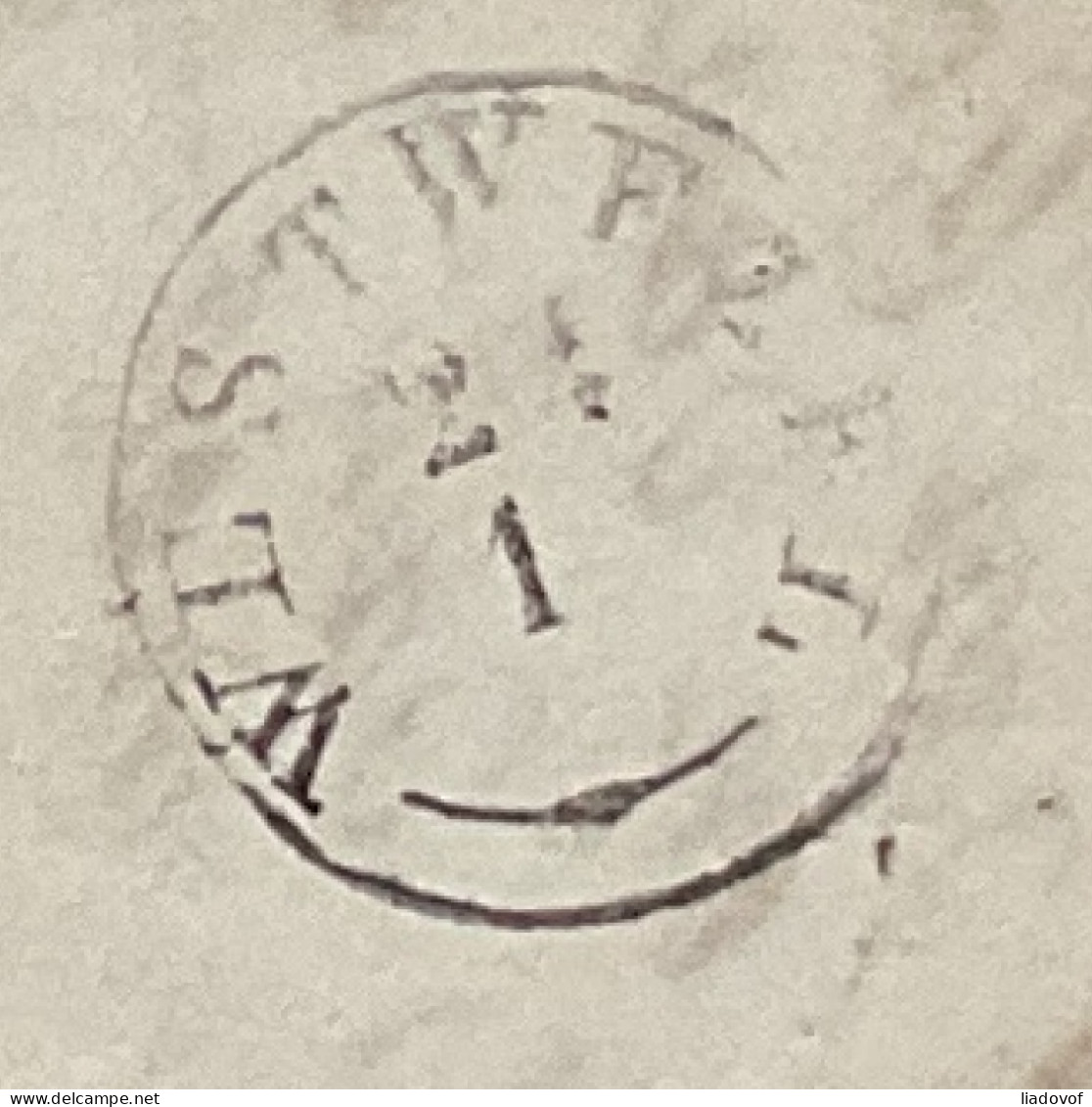 Fragment 23/01/1851 - OBP 3 - 10c - D62 WESTMAEL + Type 18 > Bregt Càd (Anvers) - 1849-1850 Medallones (3/5)