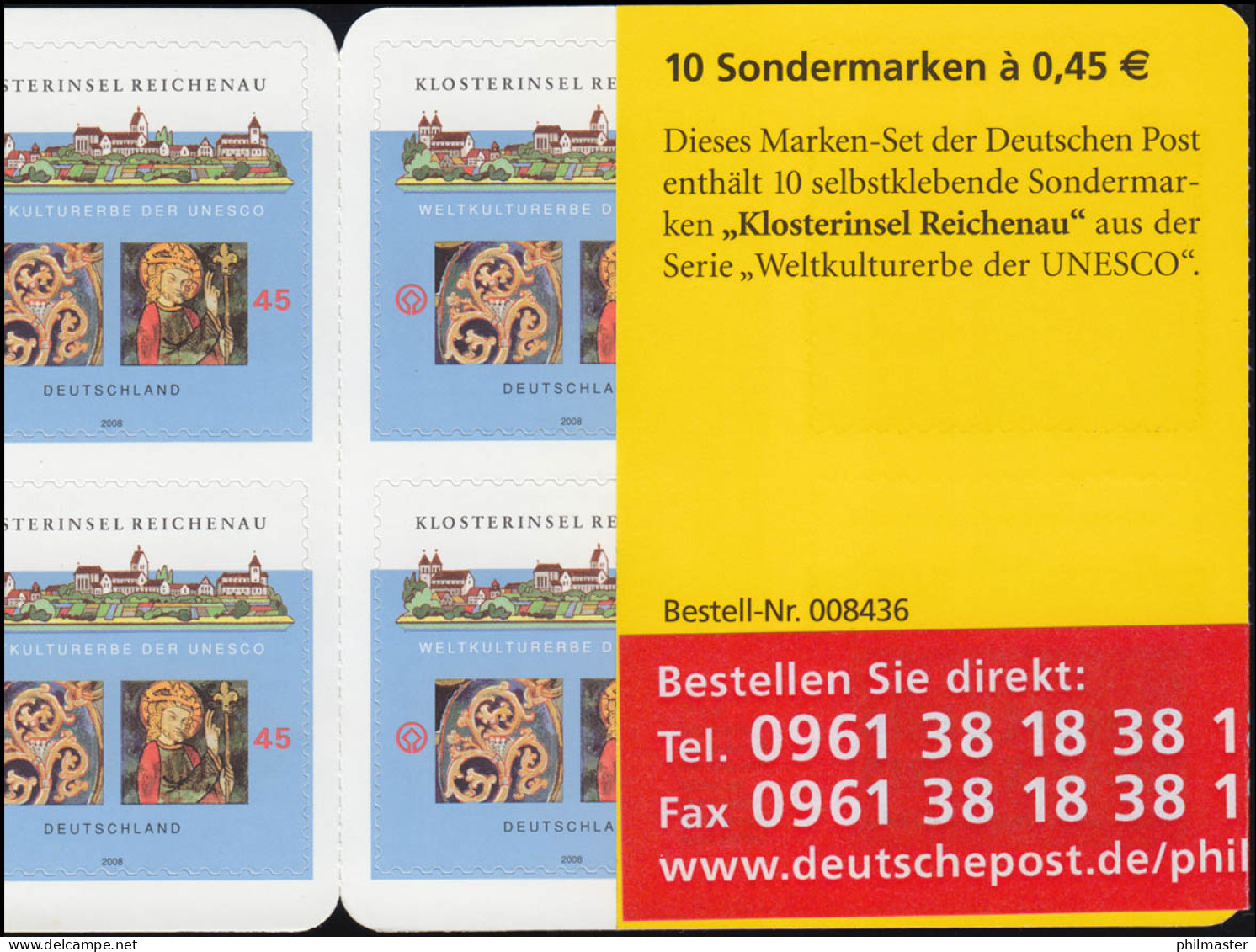 71II La MH Reichenau - Mit Großem, Roten Aufkleber / Label, Postfrisch ** - 2001-2010