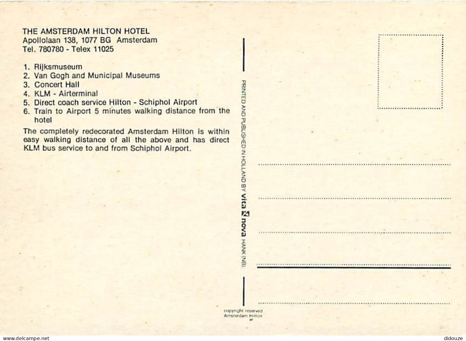 Pays-Bas - Nederland - Amsterdam - CPM - Voir Scans Recto-Verso - Amsterdam