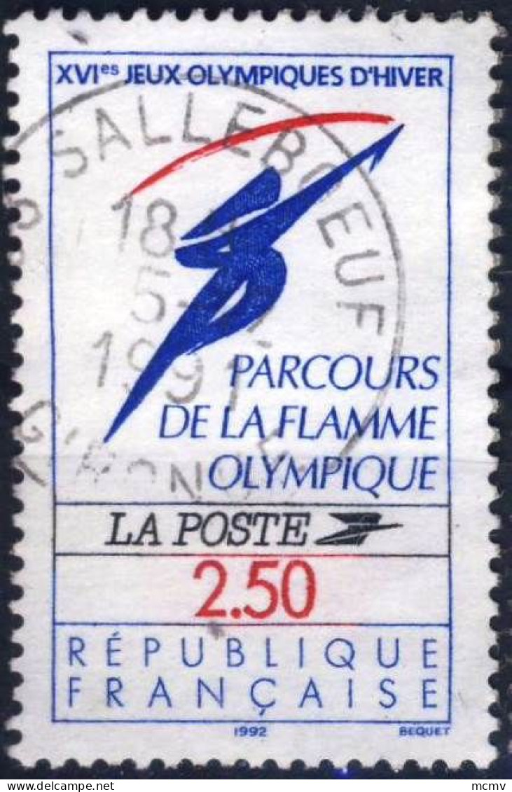 2732 La FLAMME OLYMPIQUE  OBLITERE ANNEE 1991 - Gebraucht