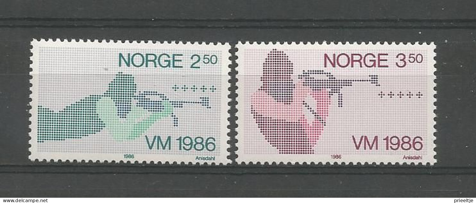 Norway 1986 Biathlon  Y.T. 898/899 ** - Ungebraucht