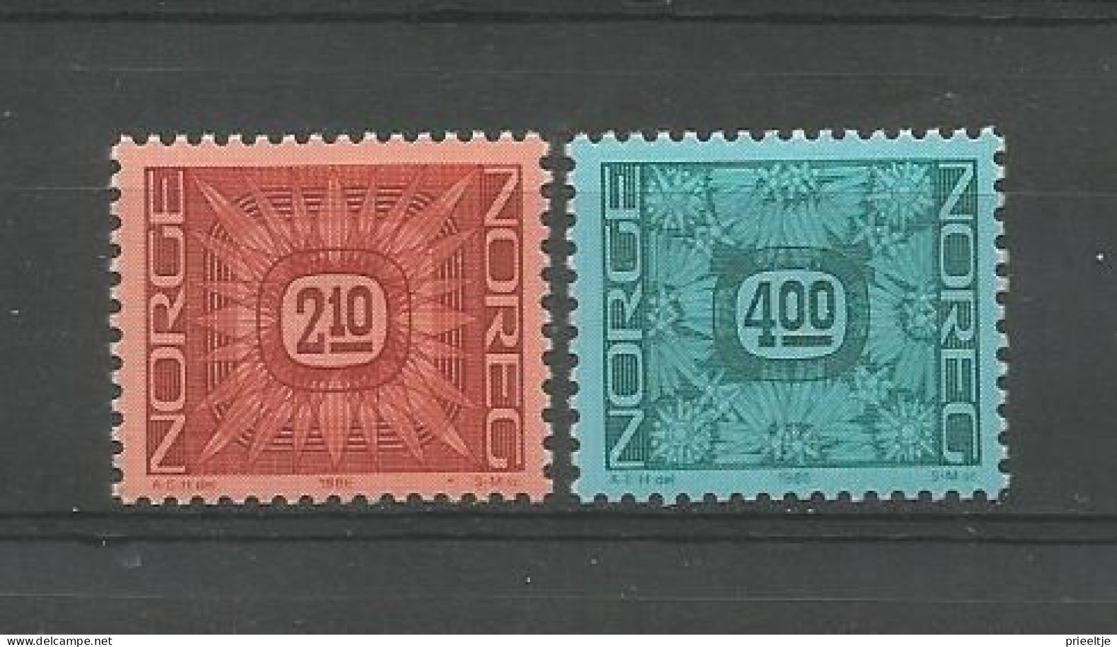 Norway 1986 Definitives  Y.T. 896/897 ** - Nuevos