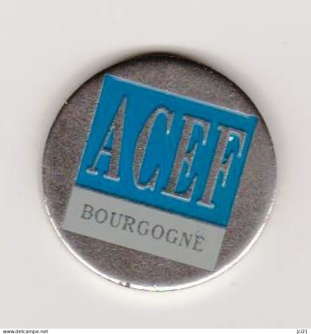 Jeton De Caddie " ACEF - Bourgogne " (Epargne Des Fonctionnaires) [D]_J613 - Einkaufswagen-Chips (EKW)