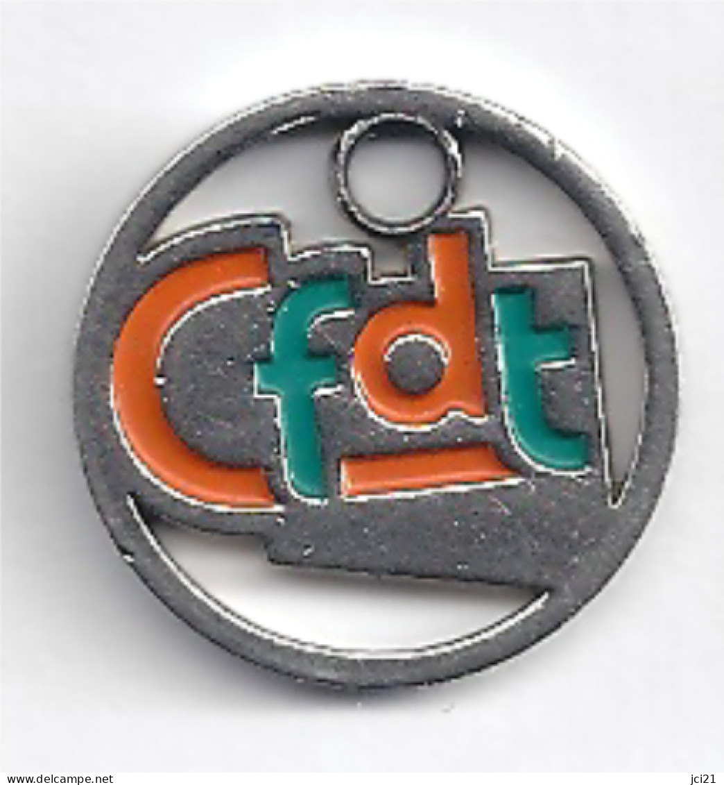 Jeton De Caddie Ajouré " CFDT " [E]_j145 - Einkaufswagen-Chips (EKW)