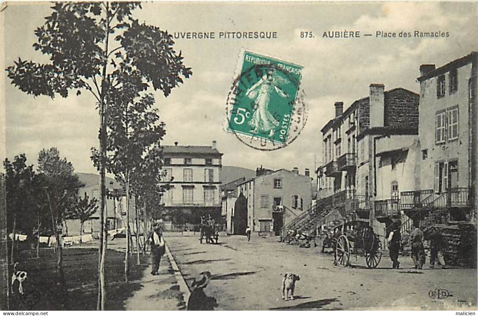 -dpts Div.-ref-BM796- Puy De Dôme - Aubière - Place Des Ramacles - - Aubiere