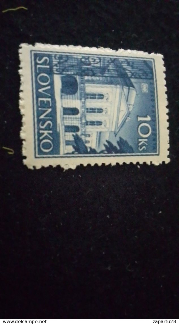 SLOVAKYA-    1939- 45     10 KS DAMGASIZ - Unused Stamps