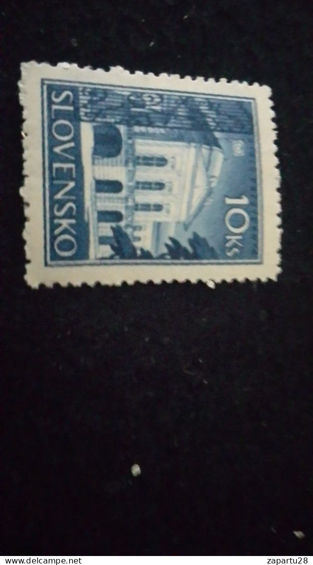 SLOVAKYA-    1939- 45     10 KS DAMGASIZ - Nuevos