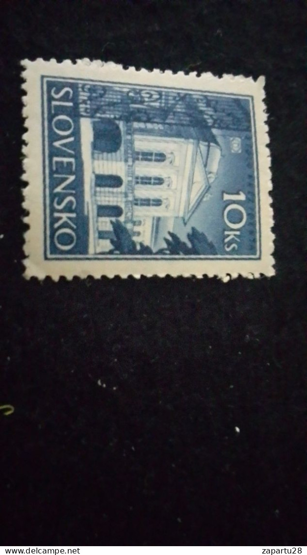 SLOVAKYA-    1939- 45     10 KS DAMGASIZ - Ongebruikt