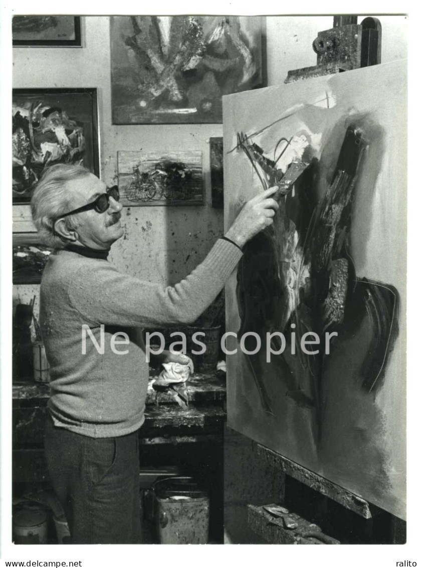 PIERRE BOSCO Vers 1970 Un DESSIN Au Feutre Un Autographe Et Une Photo - Acryl